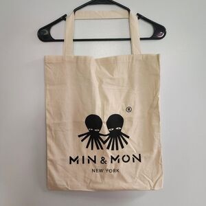 Min & Mon New York Cream Tote Bag